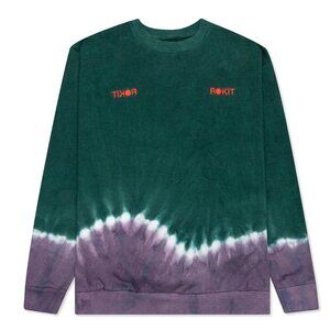 Rokit Gradient Crewneck Sweatshirt in Purple Size Medium